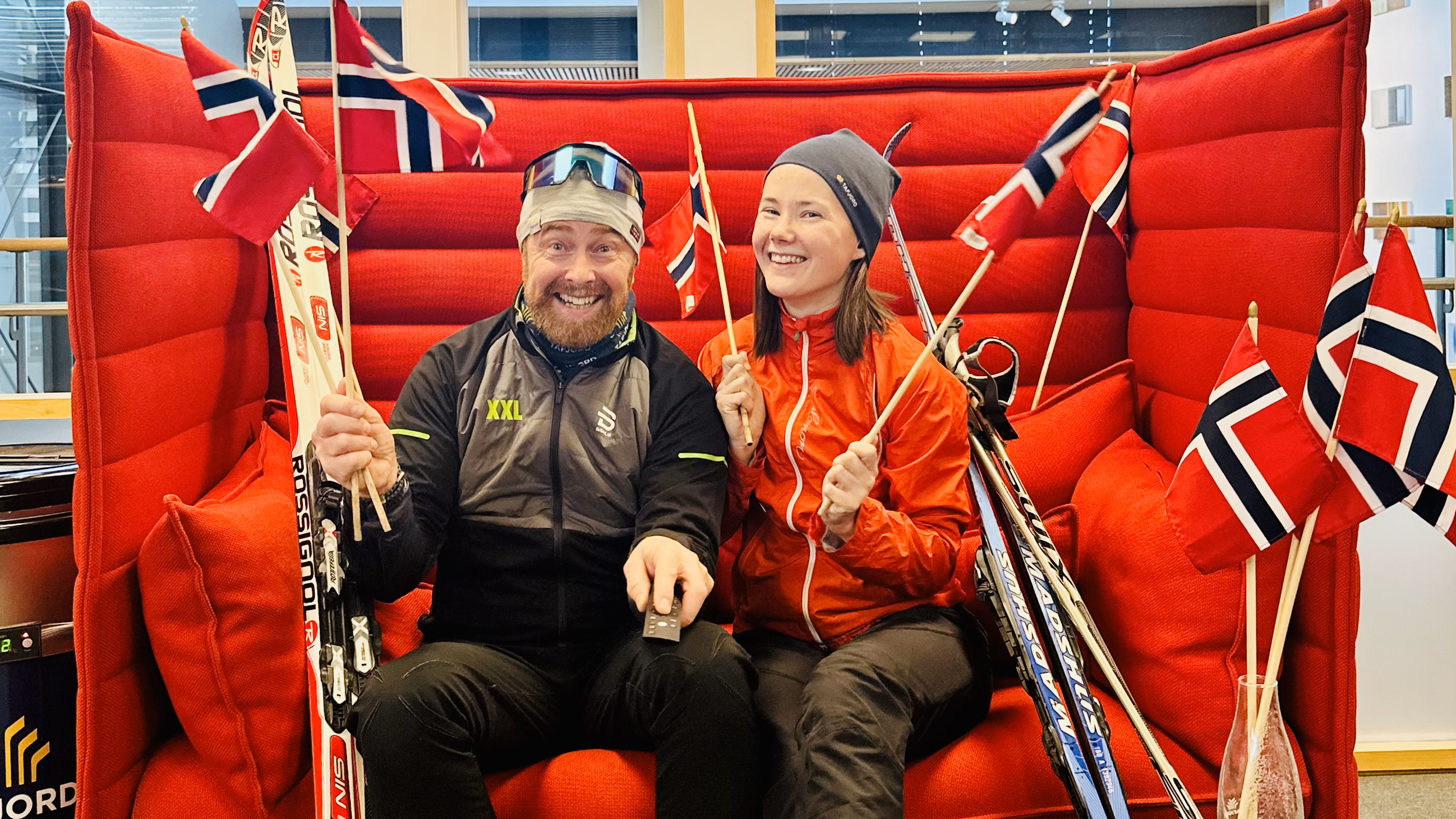 Vi i TAFJORD er klare for skifest i sofaen!